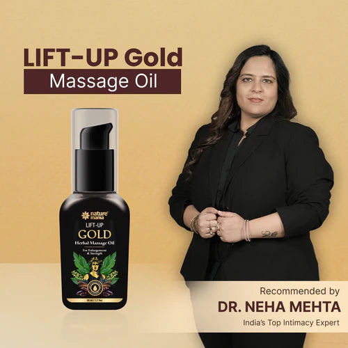 Lift-up Gold Herbal Massage Oil For Men (50ml)