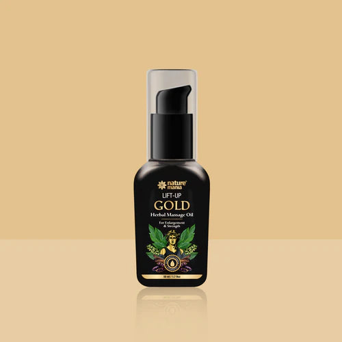 Lift-up Gold Herbal Massage Oil For Men (50ml)