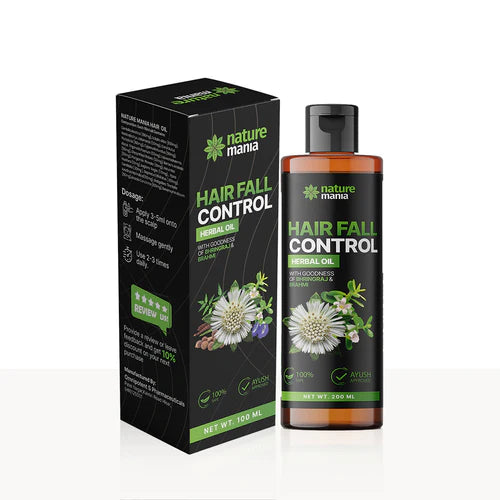 Nature Mania Herbal Hair Oil - 100 ml | Anti Hair fall Ayurvedic Oil